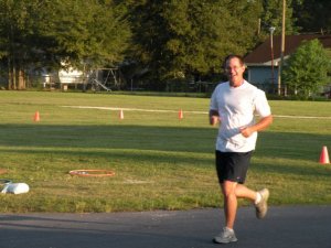 Shawn running around church fall 2008